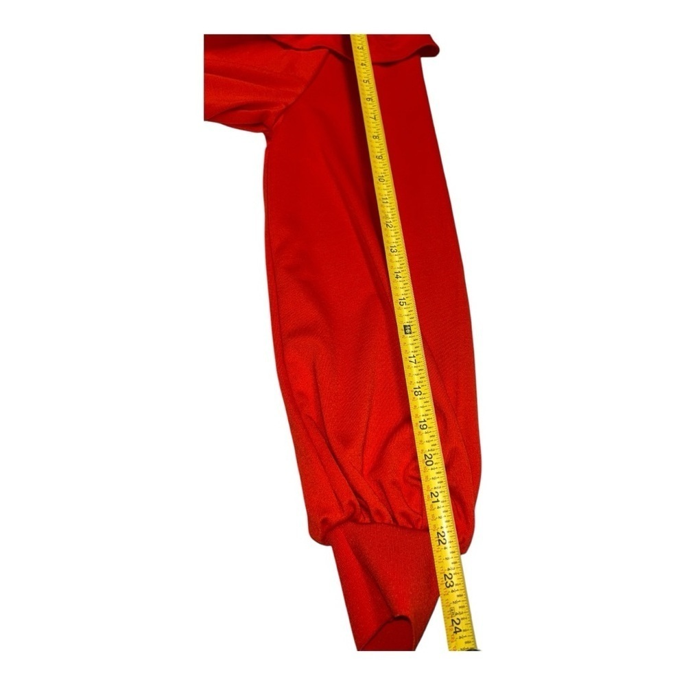 Who What Wear Fiery Red Long Sleeve Sheath Ruffle Dress
Size: Small - Picture 14 of 15